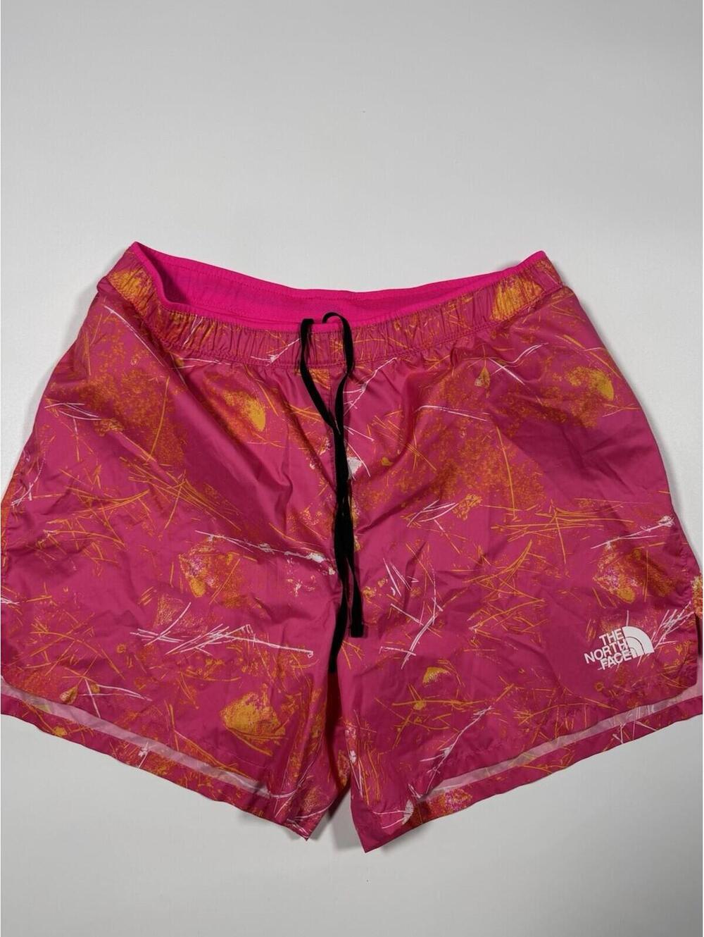 The North Face Running Shorts Mens Medium Pink Lined Athletic